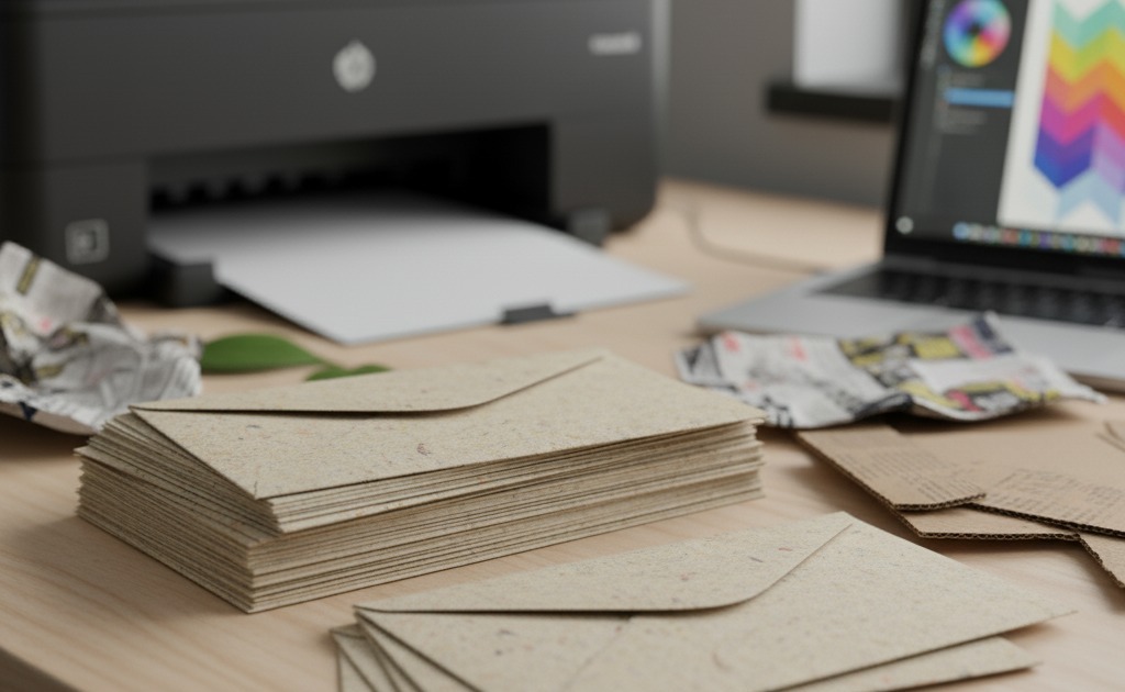 Gerecyclede enveloppen — voorbeeldafbeelding
