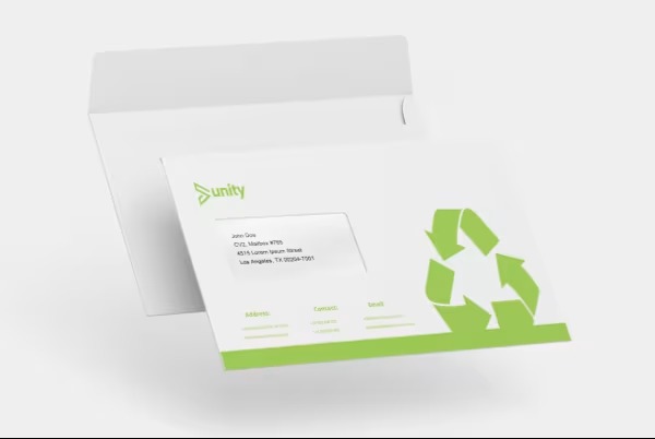 Gerecyclede enveloppen — thumbnail