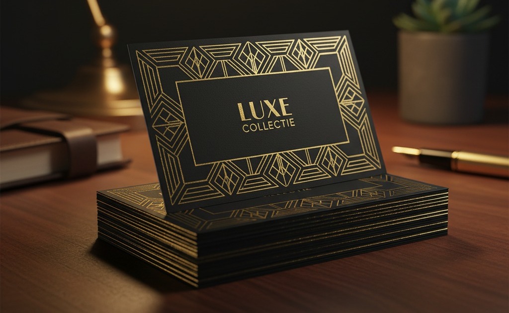 Luxe visitekaartjes met premium materialen en afwerkingen